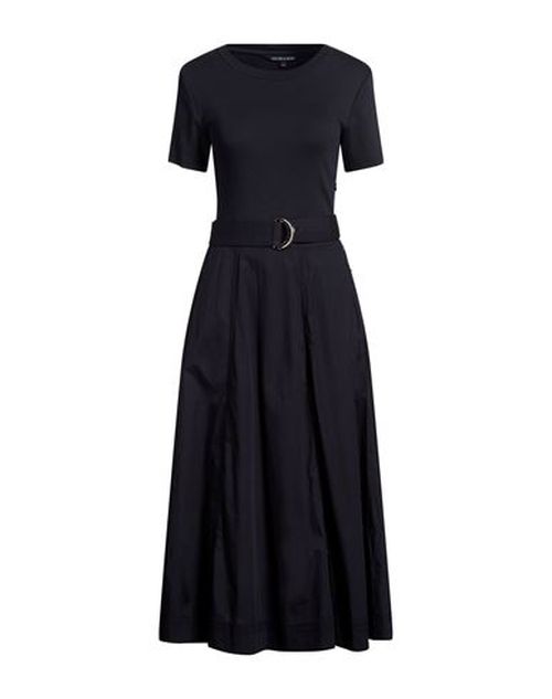 Woman Midi dress Navy Size S Cotton, Elastane