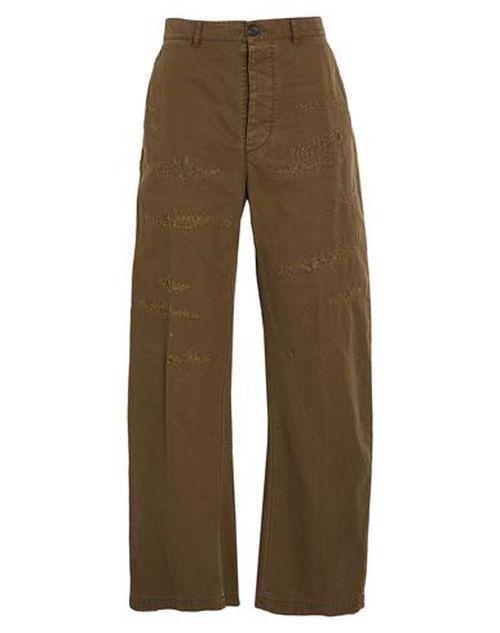 Man Pants Military green Size 30 Cotton