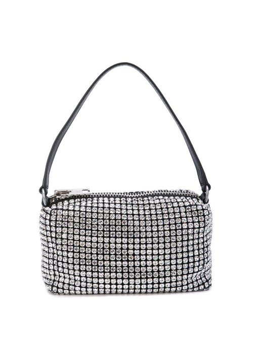 Heiress Medium Pouch In Crystal Mesh Bags