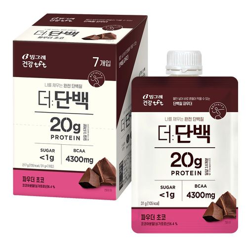 The Protein Powder Pouch 39g 1ea 2 Options To Choose (Choco, Multi-grain)