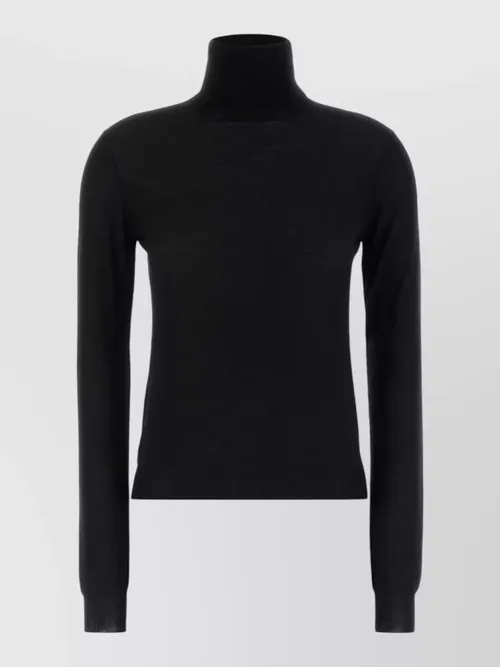 Prada - wool turtleneck sweater long sleeves ribbed
