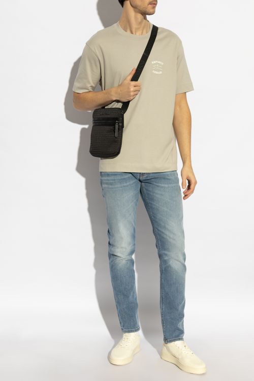 Jeans With Vintage Effect, Men's, Blue