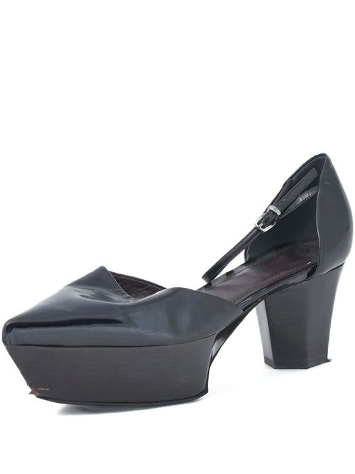 65mm leather pumps - Black
