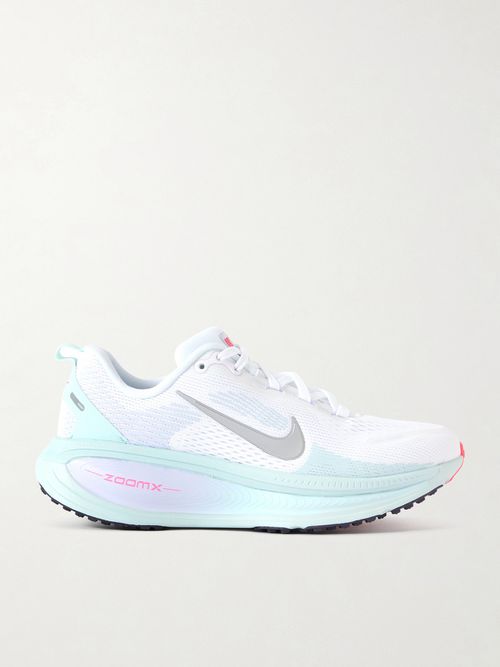 Vomero 18 Felt And Rubber-trimmed Mesh Sneakers - White