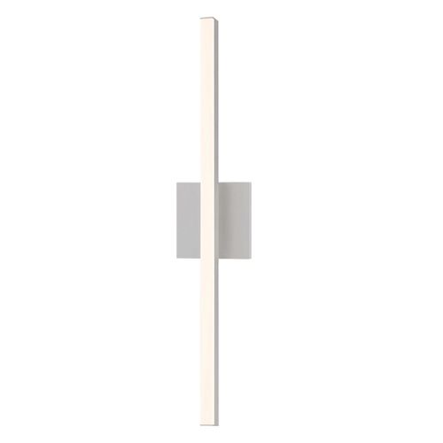 Stix LED Bathroom Vanity Light in Bright Satin Aluminu