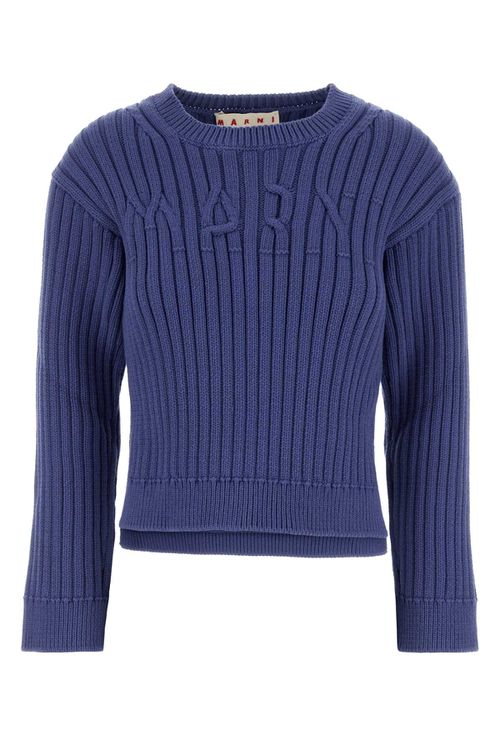 Cerulean Cotton Blend Sweater