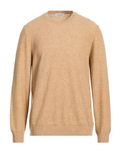 Man Sweater Camel Size 44 Virgin Wool, Polyamide