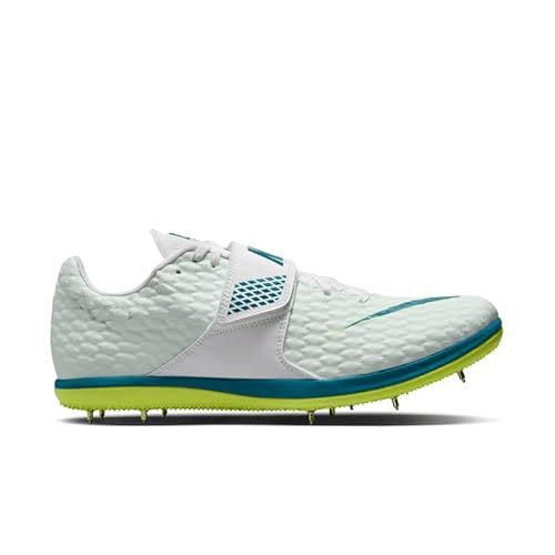 Nike High Jump Elite FZ9636-100 White-Bright Spruce-Barely Green-Volt Track & Field Men's Jumping Spikes