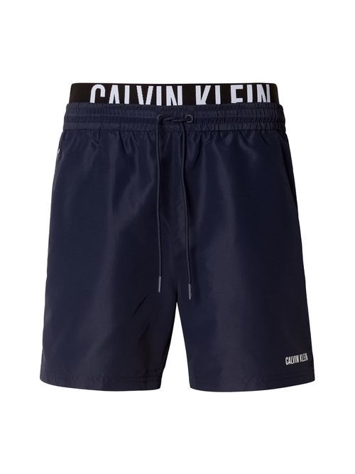 Calvin Klein Pantaloncini da bagno 'Intense Power' blu notte / nero / bianco