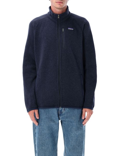 Better Sweater Jacket for Men - Recycled Polyester Fleece with Stand-Up Collar