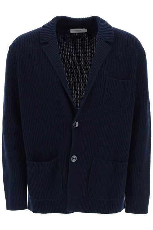 -Cardigan In Cachemire E Cotone-Uomo
