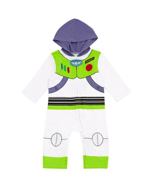 Toddler Boys Pixar Toy Story Buzz Lightyear Zip Up Cosplay Coverall Newborn to - Buzz lightyear coverall
