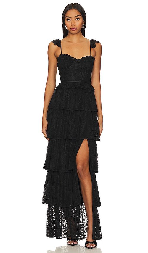 Tularosa Cantini Maxi Dress in Black.  S. Also in
