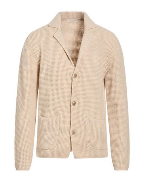 Man Blazer Beige Size L Wool, Polyamide
