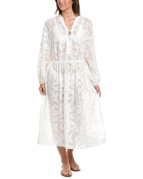 Scroll Burnout Dress