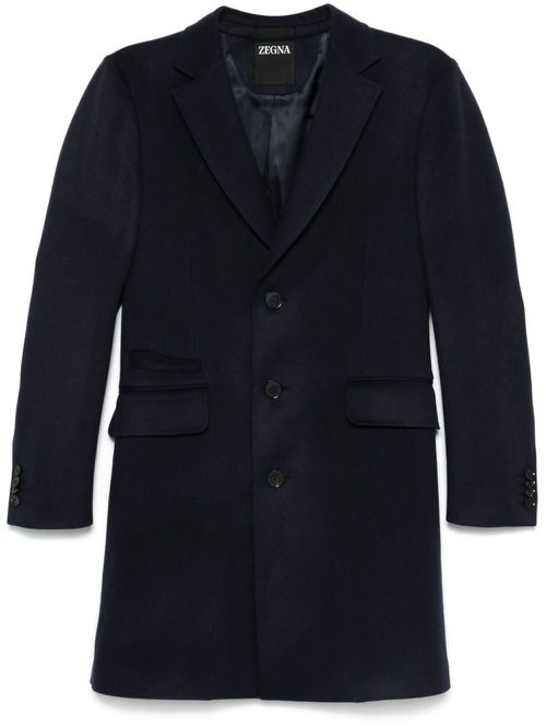 Single-breasted coat - Blue