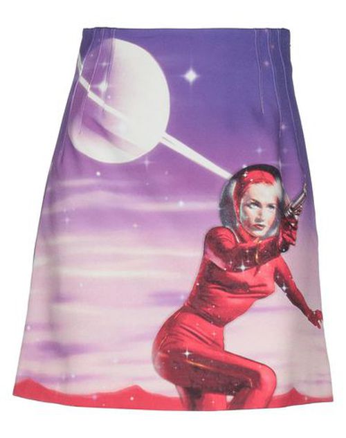 Woman Midi skirt Purple