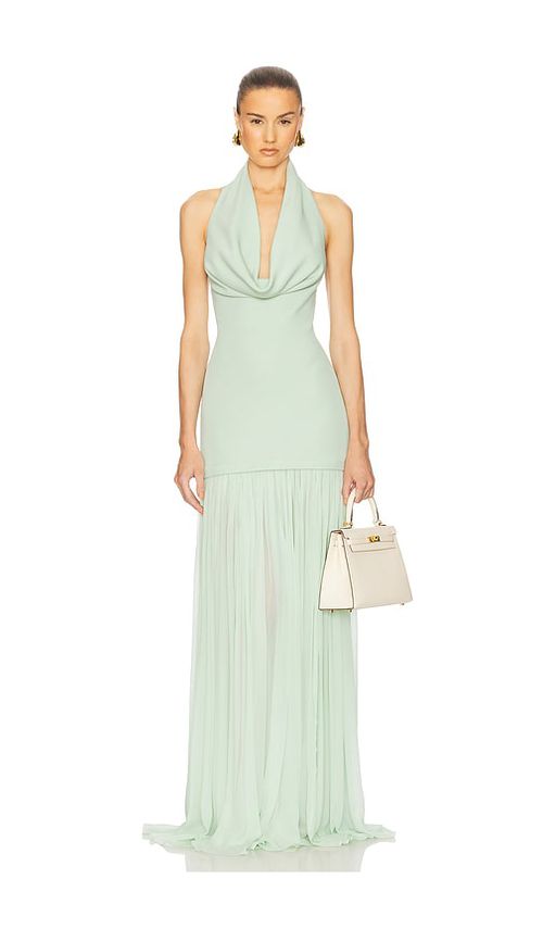 Helsa The Gallery Dress in Mint - Mint. XL also in