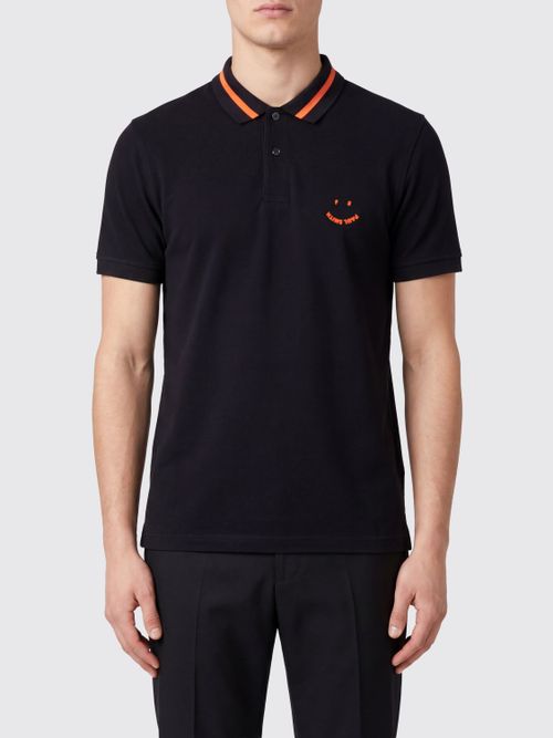Polo Shirt Men color Black