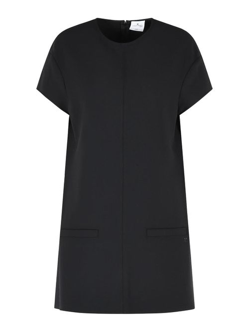 Heritage Black Wool Blend Dress