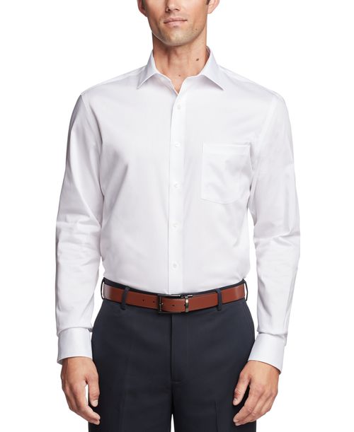 Men's Regular-Fit Ultraflex Dress Shirt - White
