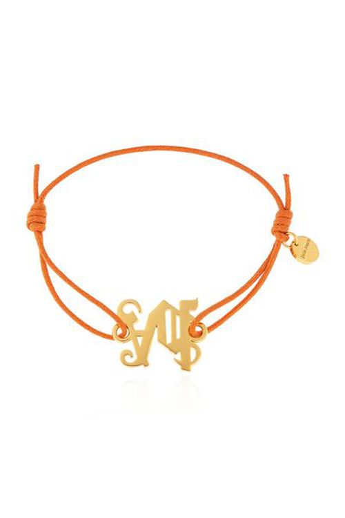 Palm Angels Logo Pendant Cord Bracelet