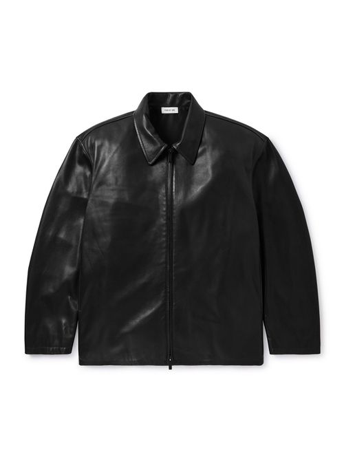 Rider Oversized Leather Jacket