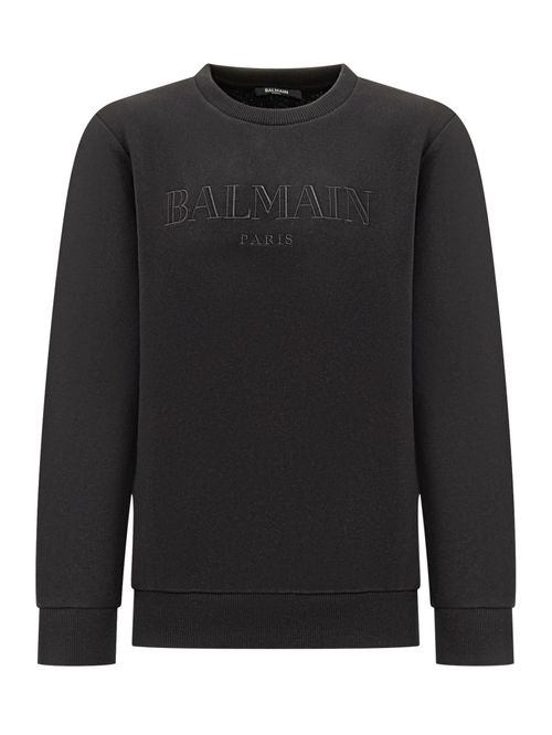 Kids Black Logo Sweatshirt