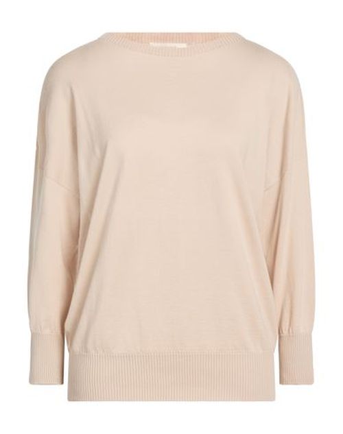 By Slowear Woman Sweater Beige Size L Cotton, Elastane