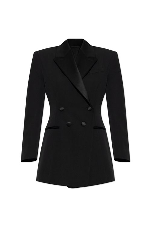 Tailored Double-breasted Blazer