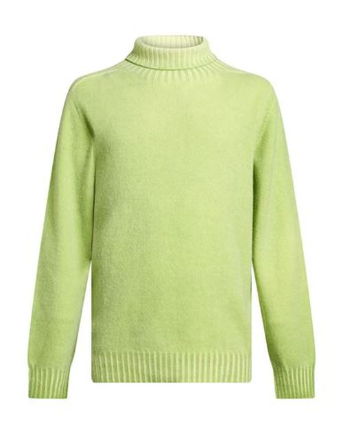 Man Turtleneck Light green Size 44 Merino Wool, Cashmere