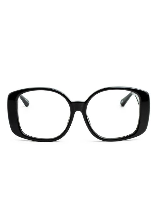 Linda Farrow square-frame glasses - Black