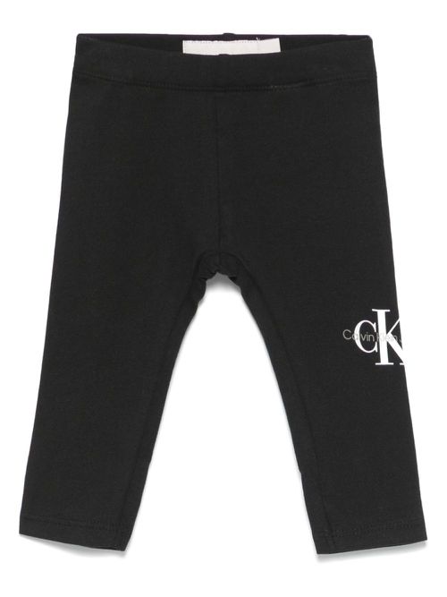 Monogram leggings - Black