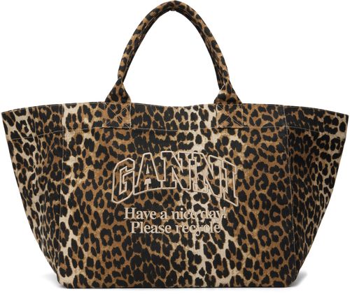 Brown Leopard XXL Tote