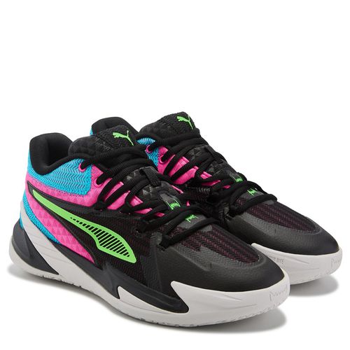 Men's Dagger Mid Top Basketball Shoes (Black/Blue/Pink)