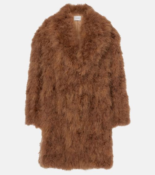 Feather coat