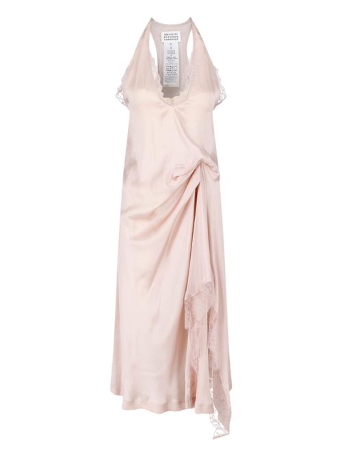 Silk-Blend Mini Dress with Fluid Acetate Feel