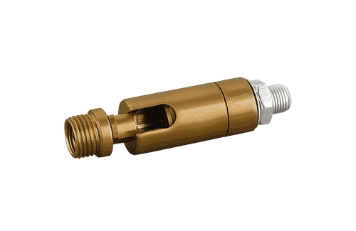 Aged Gold Brass Adaptor from the Adaptor Collection