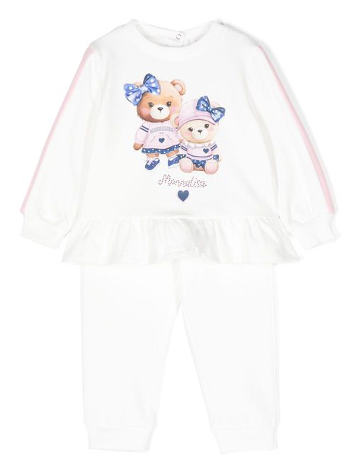 Graphic-print tracksuit - White