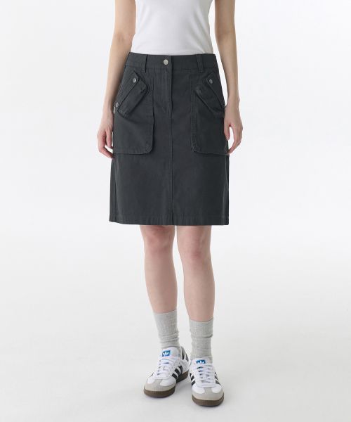 Women's Cargo Knee Length Skirt
