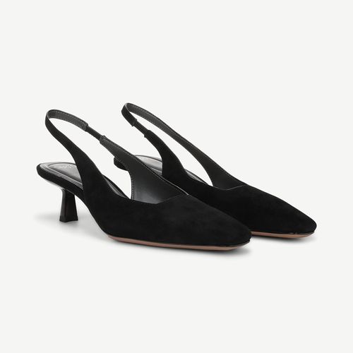 Sarto By Sarto Raven Slingback Shoes Black Suede