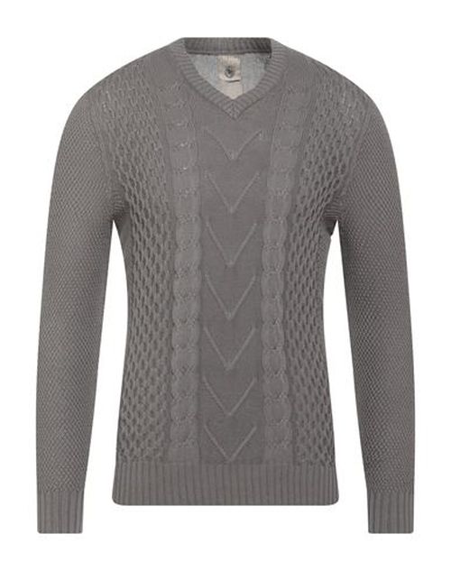 Man Sweater Grey Size 38 Cotton