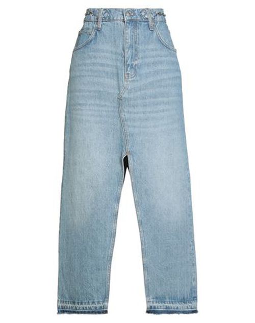 Woman Denim skirt Blue Size 2 Cotton
