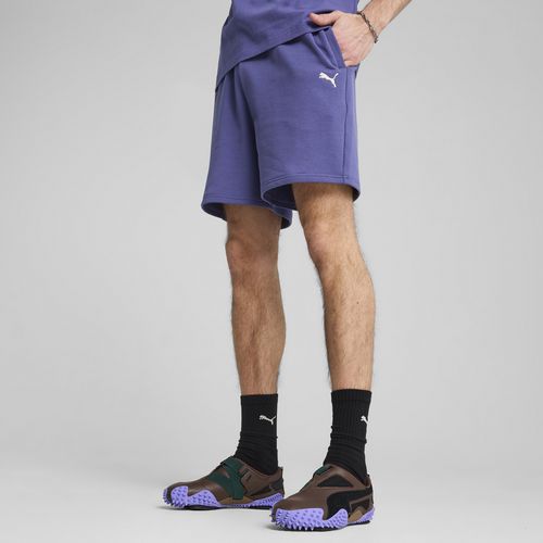 PUMA Wardrobe Essentials Men's Relaxed 7" Shorts in Blue