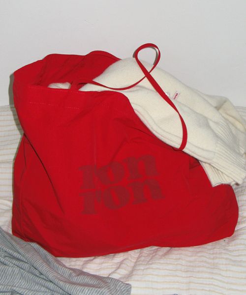 LOGO NYLON SHOPPER