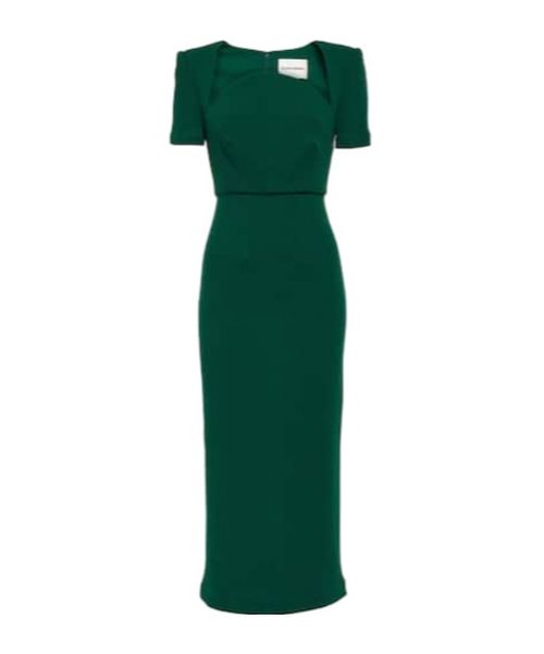 Moon wool midi dress