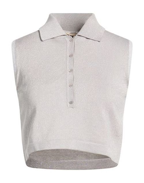 Mônot Woman Sweater Light grey Size 2 Rayon, Polyester, Polyamide, Elastane