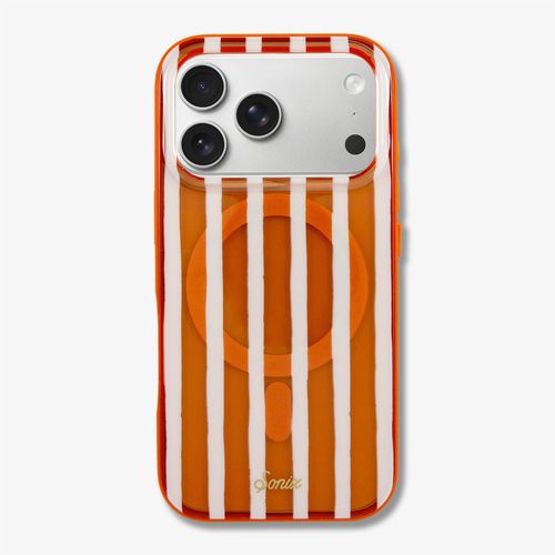 Abstract Stripe Pumpkin MagSafe ? Compatible iPhone Case