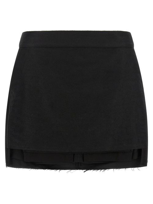 Fog Cutoff Skirt — Black