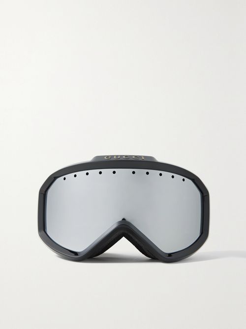 Mirrored Ski Goggles - Black